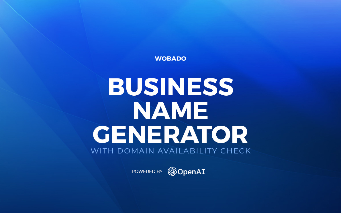 Business Name Generator with Domain Availability Check