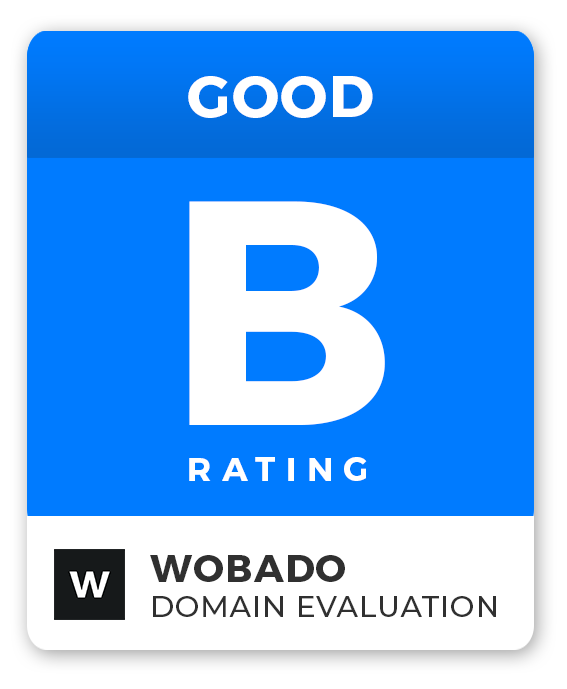 Domain Worth Appraisal Rating B