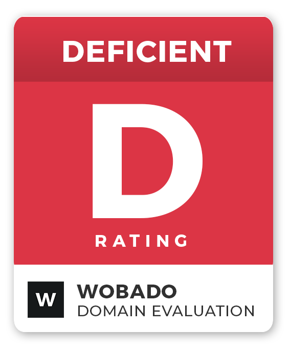 Free Domain Appraisal - Rating D